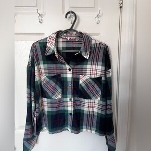 La Vie En Rose Multicolor Plaid Sleeping Chemise Size S